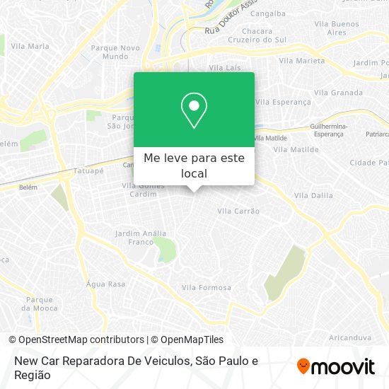 New Car Reparadora De Veiculos mapa