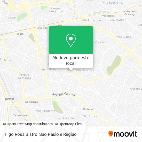Figo Rosa Bistrô mapa
