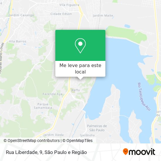 Rua Liberdade, 9 mapa