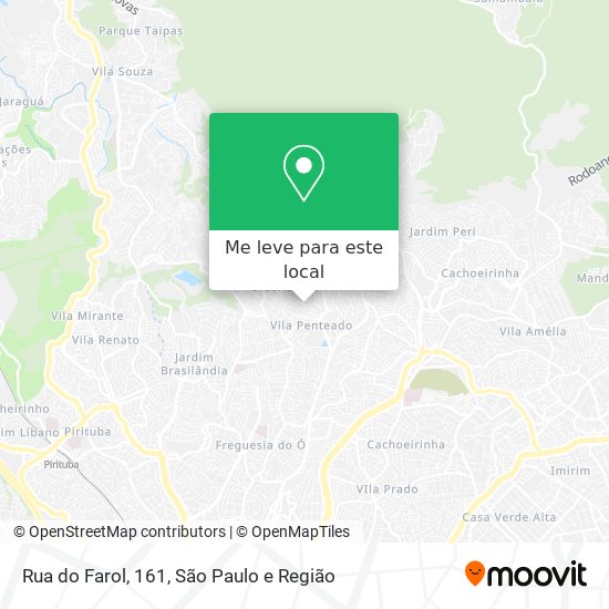 Rua do Farol, 161 mapa