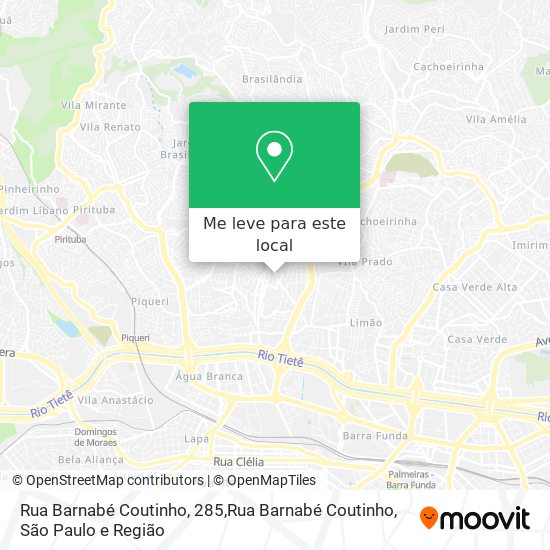 Rua Barnabé Coutinho, 285,Rua Barnabé Coutinho mapa