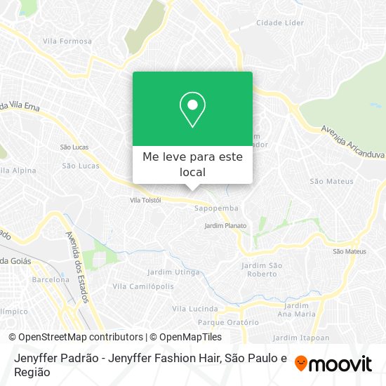 Jenyffer Padrão - Jenyffer Fashion Hair mapa