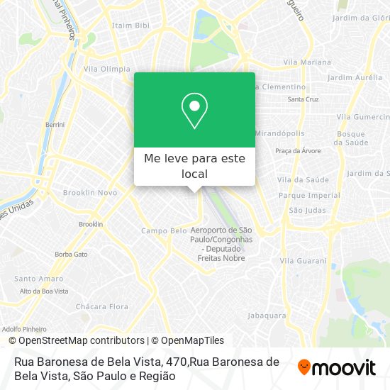 Rua Baronesa de Bela Vista, 470,Rua Baronesa de Bela Vista mapa