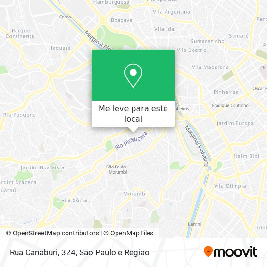 Rua Canaburi, 324 mapa