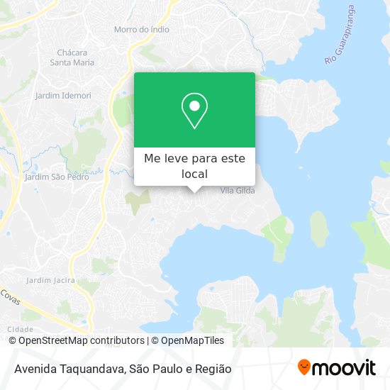 Avenida Taquandava mapa