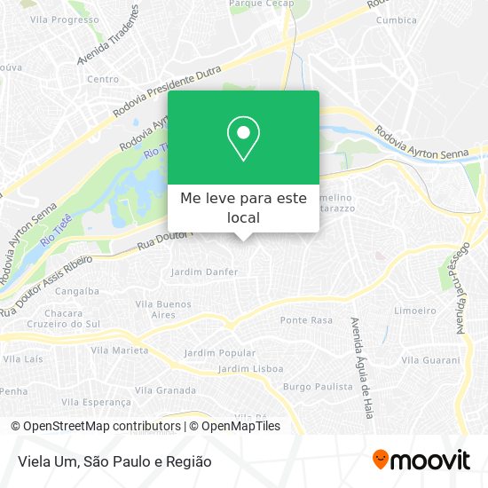 Viela Um mapa