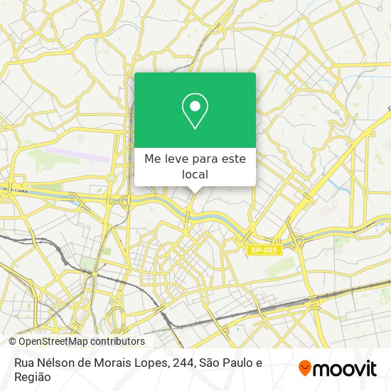 Rua Nélson de Morais Lopes, 244 mapa