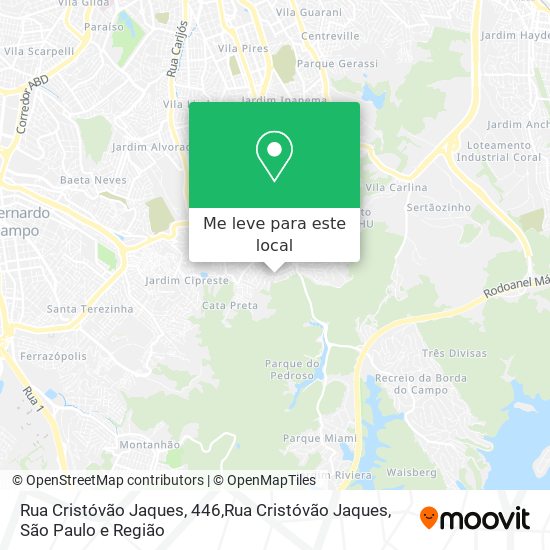 Rua Cristóvão Jaques, 446,Rua Cristóvão Jaques mapa