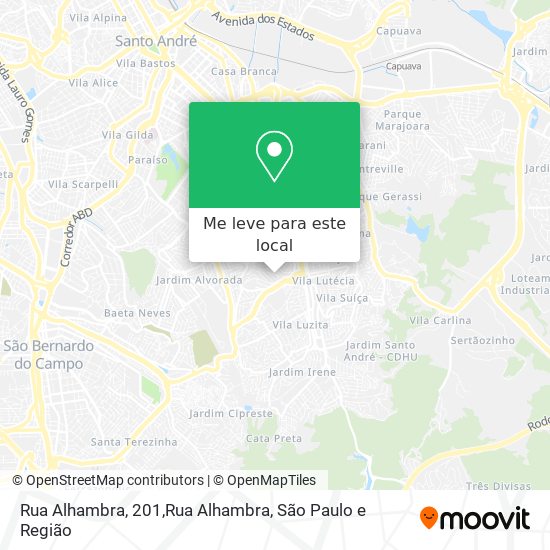Rua Alhambra, 201,Rua Alhambra mapa