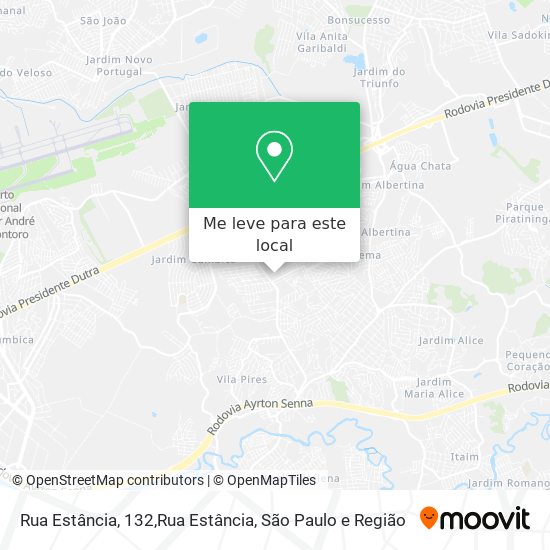 Rua Estância, 132,Rua Estância mapa