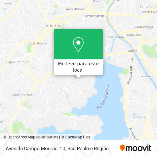 Avenida Campo Mourão, 10 mapa