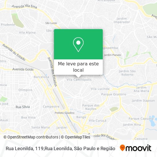 Rua Leonilda, 119,Rua Leonilda mapa