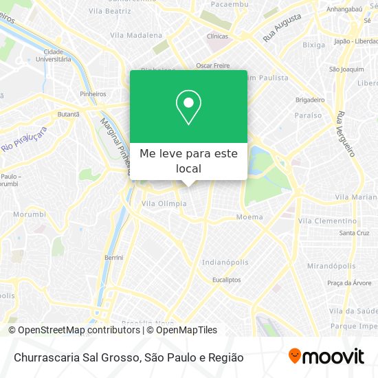 Churrascaria Sal Grosso mapa