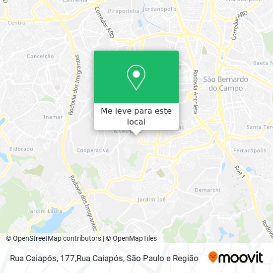 Rua Caiapós, 177,Rua Caiapós mapa