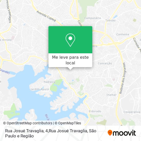 Rua Josué Travaglia, 4,Rua Josué Travaglia mapa