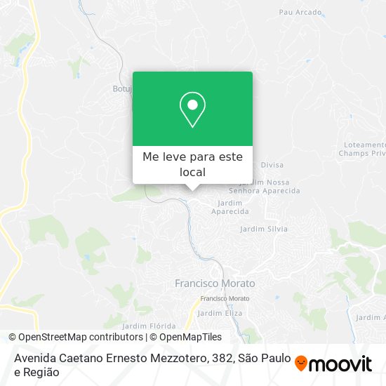 Avenida Caetano Ernesto Mezzotero, 382 mapa