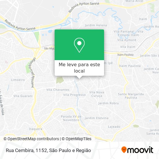 Rua Cembira, 1152 mapa