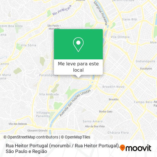 Rua Heitor Portugal mapa