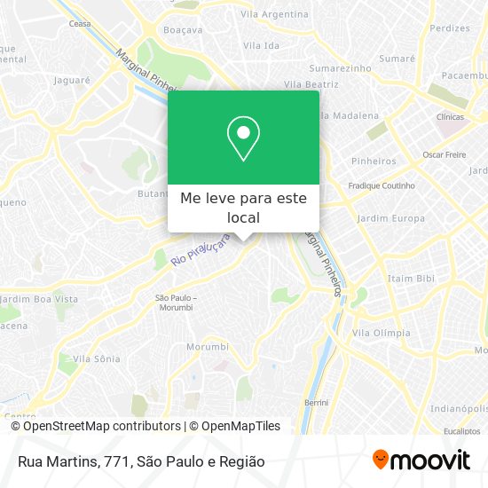 Rua Martins, 771 mapa
