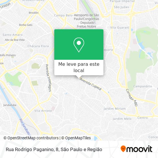 Rua Rodrigo Paganino, 8 mapa