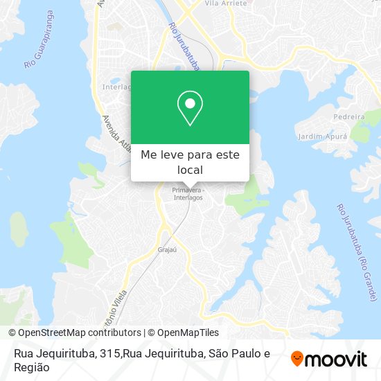 Rua Jequirituba, 315,Rua Jequirituba mapa