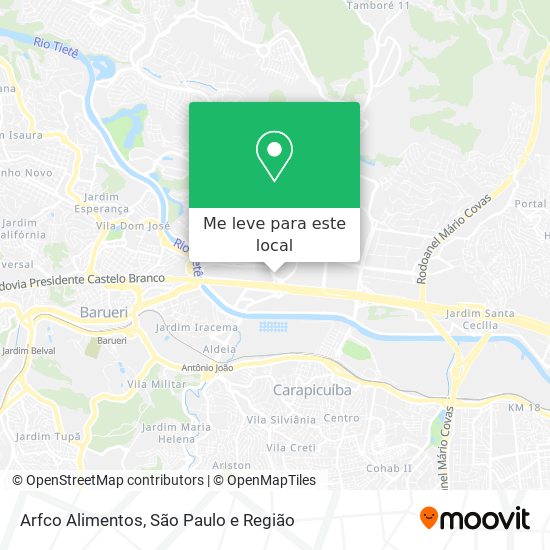 Arfco Alimentos mapa