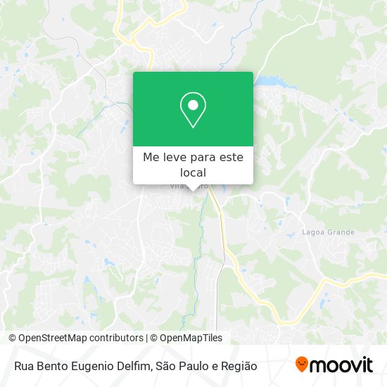 Rua Bento Eugenio Delfim mapa