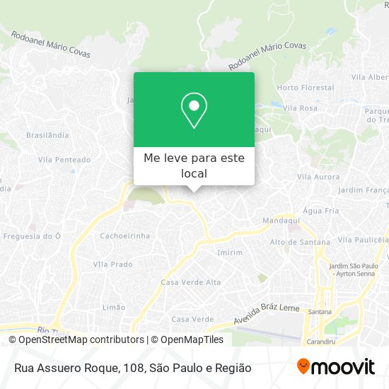 Rua Assuero Roque, 108 mapa