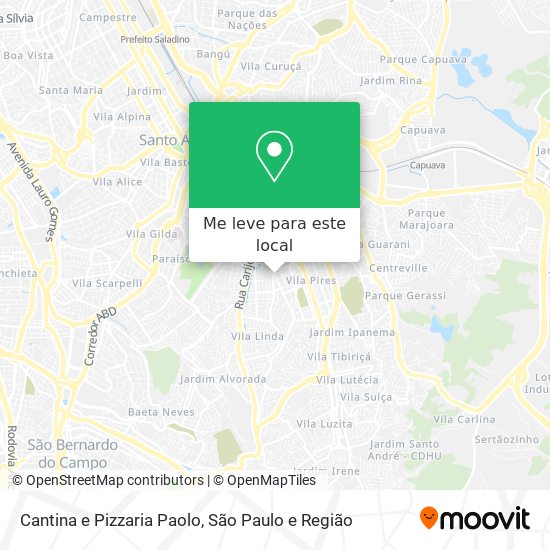 Cantina e Pizzaria Paolo mapa