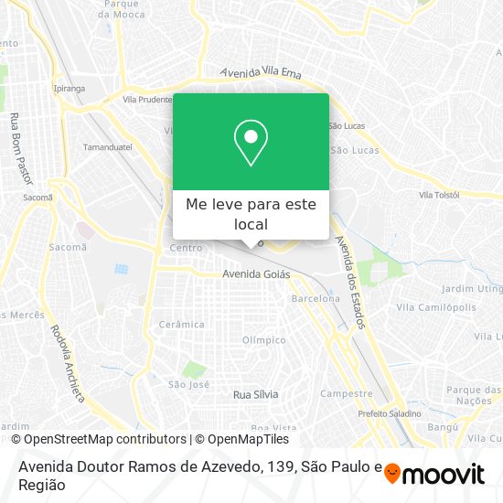 Avenida Doutor Ramos de Azevedo, 139 mapa