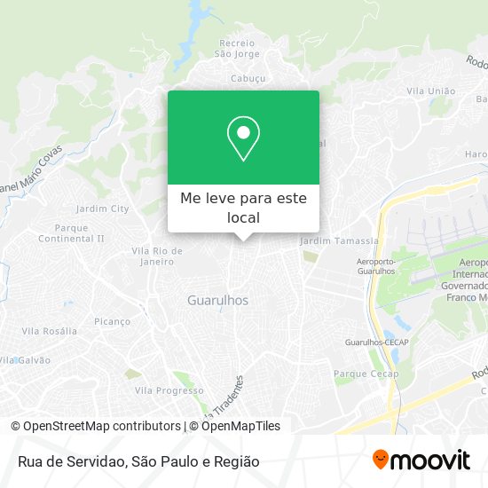 Rua de Servidao mapa