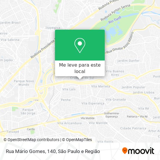 Rua Mário Gomes, 140 mapa