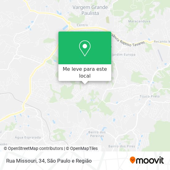 Rua Missouri, 34 mapa