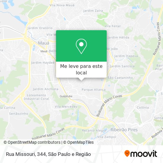 Rua Missouri, 344 mapa