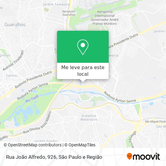 Rua João Alfredo, 926 mapa