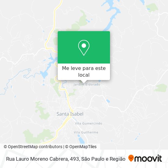 Rua Lauro Moreno Cabrera, 493 mapa