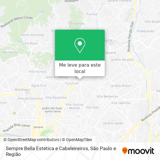 Sempre Bella Estética e Cabeleireiros mapa