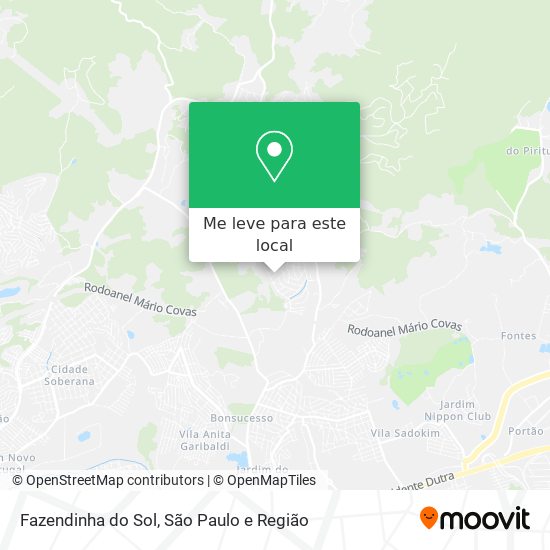 Fazendinha do Sol mapa