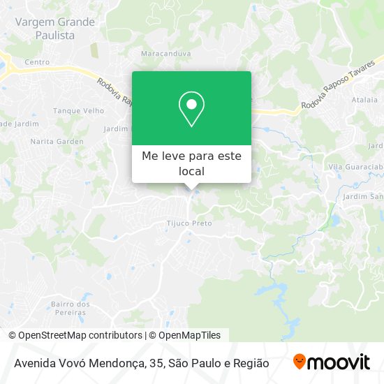 Avenida Vovó Mendonça, 35 mapa
