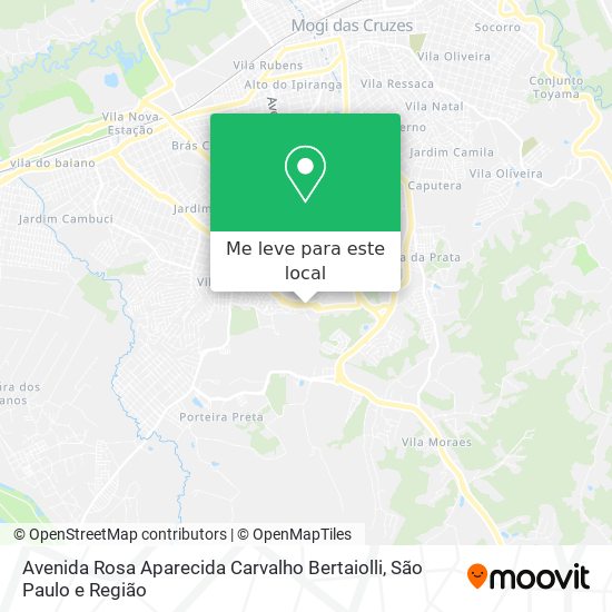 Avenida Rosa Aparecida Carvalho Bertaiolli mapa