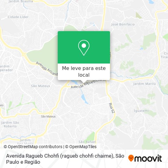 Avenida Ragueb Chohfi (ragueb chohfi chaime) mapa