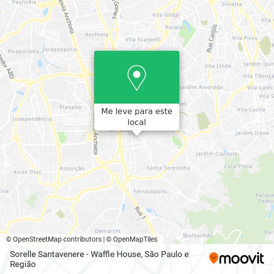 Sorelle Santavenere - Waffle House mapa