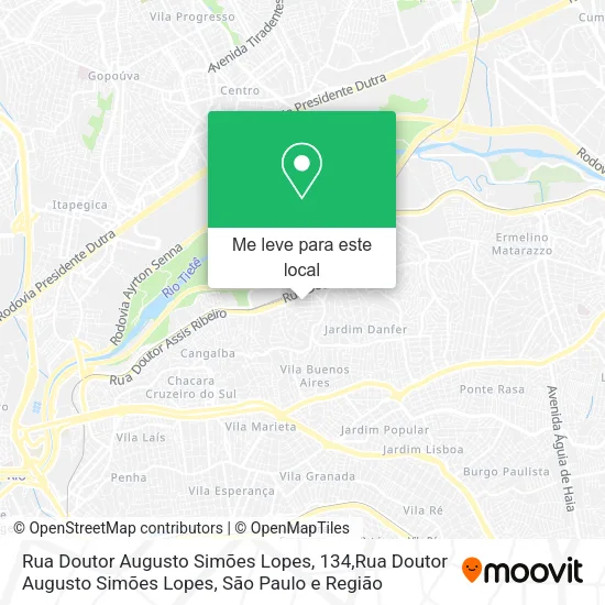 Rua Doutor Augusto Simões Lopes, 134,Rua Doutor Augusto Simões Lopes mapa