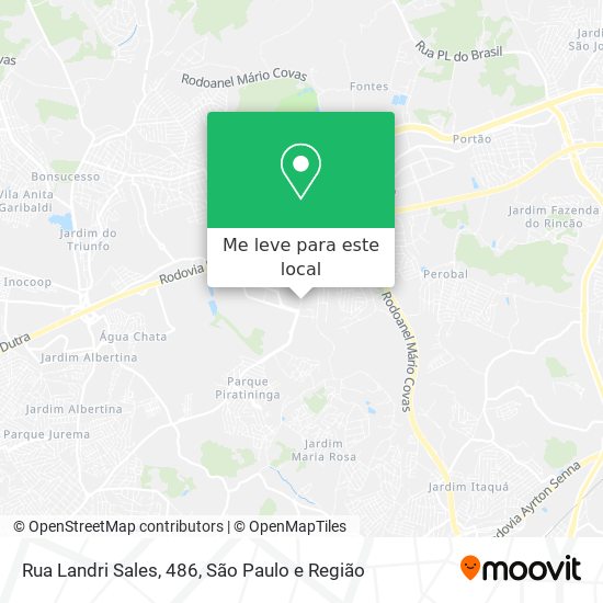 Rua Landri Sales, 486 mapa