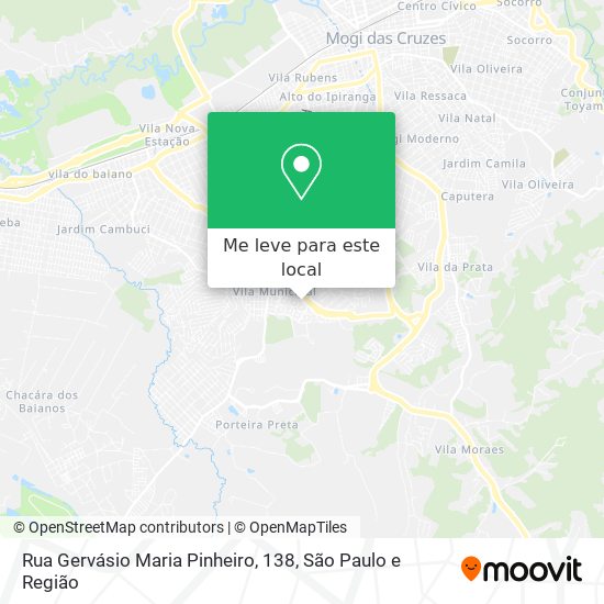 Rua Gervásio Maria Pinheiro, 138 mapa