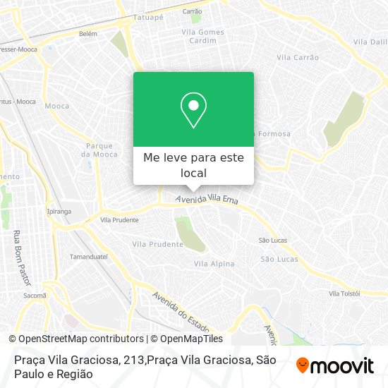 Praça Vila Graciosa, 213,Praça Vila Graciosa mapa