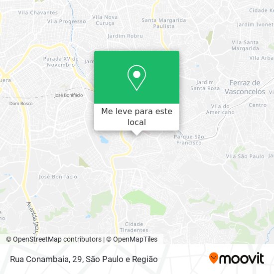 Rua Conambaia, 29 mapa