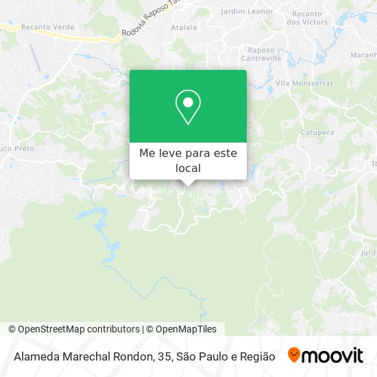 Alameda Marechal Rondon, 35 mapa