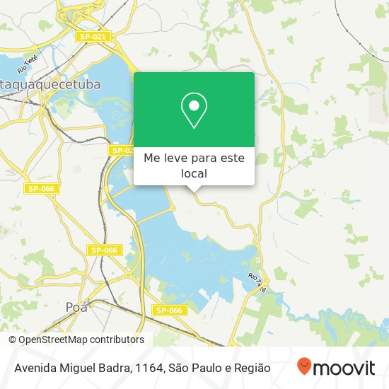 Avenida Miguel Badra, 1164, Boa Vista Paulista Suzano-SP mapa