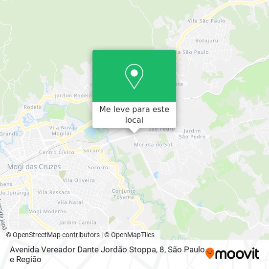 Avenida Vereador Dante Jordão Stoppa, 8 mapa